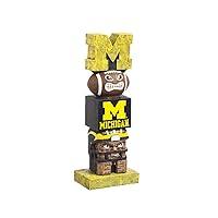 Algopix Similar Product 12 - NCAA Michigan Wolverines Tiki Totem
