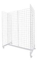 Algopix Similar Product 15 - White Grid Gondola Unit  24W x 48L x