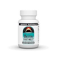 Algopix Similar Product 5 - Source naturals Biotin Fast Melt Hair