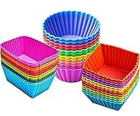 Algopix Similar Product 8 - 36 Pack Silicone Cupcake Liners Muffin