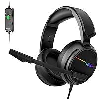 Algopix Similar Product 7 - Jeecoo V20U USB Pro Gaming Headset for