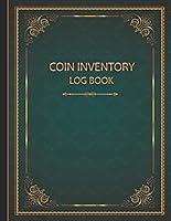 Algopix Similar Product 3 - Coin Inventory Log Book Green  Simple