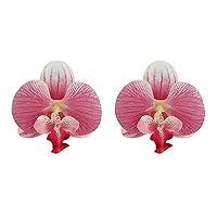 Algopix Similar Product 7 - Large Flower Earrings for Women