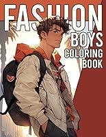 Algopix Similar Product 13 - Fashion Boys Coloring Book Mens