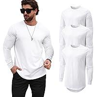 Algopix Similar Product 8 - Mancozy 3 Pack LongSleeved T Shirts