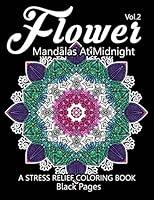 Algopix Similar Product 15 - Flower Mandalas at Midnight Vol3