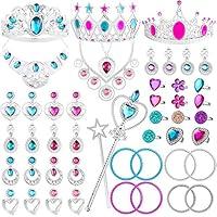 Algopix Similar Product 19 - WATINC 48Pack Princess Pretend Jewelry