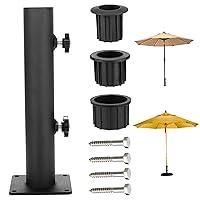 Algopix Similar Product 7 - KDAMGOQE Deck Umbrella Mount Patio