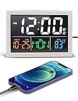 Algopix Similar Product 15 - Digital Alarm Clock with 55 Large