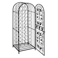 Algopix Similar Product 11 - vidaXL Freestanding Wine Rack for 45
