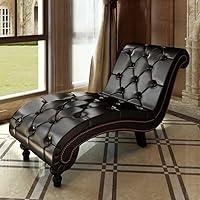 Algopix Similar Product 18 - EVERSTRO Chaise Longue Brown Faux