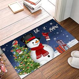 Winter Snowman Doormat | Funny Doormat | Outdoor Winter Decor | Front Door  Mat | Custom Doormat