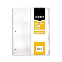 Algopix Similar Product 12 - Amazon Basics Graph Ruled Loose Leaf