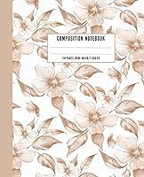 Algopix Similar Product 19 - Flower Composition Notebook Aesthetic