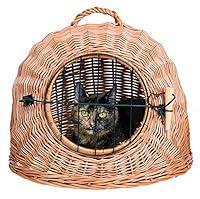 Algopix Similar Product 8 - Trixie Wicker Cat Cave With Bars, 45cm