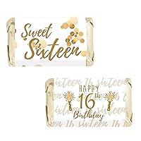 Algopix Similar Product 3 - White and Gold Sweet Sixteen Mini