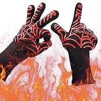Algopix Similar Product 16 - Acmind BBQ Gloves Grill Gloves 1472F