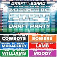 Algopix Similar Product 11 - Fantasy Football Draft Board 20242025