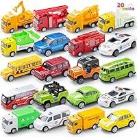 Algopix Similar Product 3 - JOYIN 20PCS Die Cast Metal Pull Back