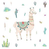 Algopix Similar Product 8 - RoomMates RMK3839GM Watercolor Llama