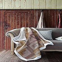 Algopix Similar Product 9 - Quilted Sherpa Throw Blanket by Virah