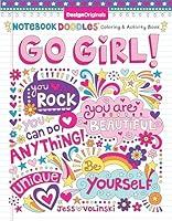 Algopix Similar Product 11 - Notebook Doodles Go Girl Coloring 