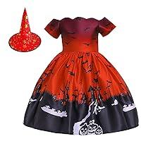 Algopix Similar Product 2 - HIHCBF Girls Halloween Witch Costume