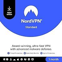 Algopix Similar Product 14 - NordVPN Standard  1Month  VPN 