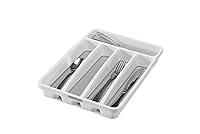 Algopix Similar Product 11 - madesmart Mini Silverware Tray, White