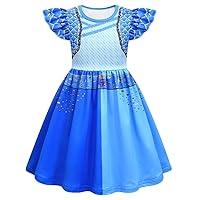 Algopix Similar Product 6 - Eazuy Girls Blue Princess Costume