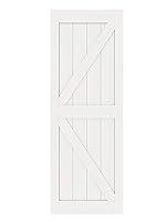 Algopix Similar Product 15 - DIYHD White K 30X84inch Sliding Barn