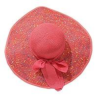 Algopix Similar Product 12 - Womens Wide Brim Straw Panama Hat