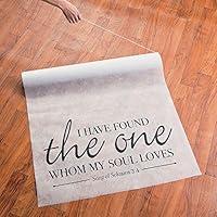 Algopix Similar Product 3 - Song of Solomon Aisle Runner