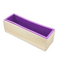 Algopix Similar Product 10 - XHaibei Soap Silicone Loaf Mold Wood