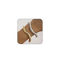 Algopix Similar Product 15 - IQPDYV Gold Cuff Bangle Bracelets Set