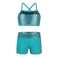 Algopix Similar Product 16 - QinCiao Kids Girls Two Piece Gym Active