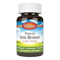 Algopix Similar Product 20 - Carlson  Womens Iron Restore 28 mg