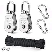 Algopix Similar Product 10 - TooTaci 25MM Pulley System M25 Pulley