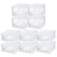 Algopix Similar Product 4 - Sterilite 27 Qt 4 Pack and 16 Qt 6