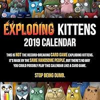 Algopix Similar Product 10 - Exploding Kittens 2019 Wall Calendar