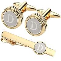 Algopix Similar Product 6 - GWD Mens Cufflinks Tie clips set Set