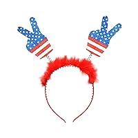 Algopix Similar Product 4 - Happy Patriotic Headband 4th of July