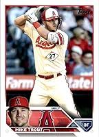 Algopix Similar Product 5 - 2023 TOPPS 27 MIKE TROUT LOS ANGELES