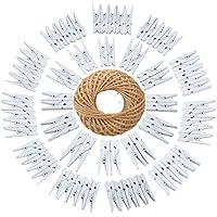 Algopix Similar Product 6 - jijAcraft 100Pcs Clothespins with