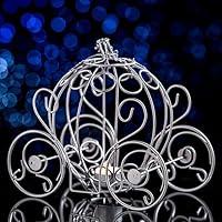 Algopix Similar Product 7 - Silver Princess Fairytale Carriage