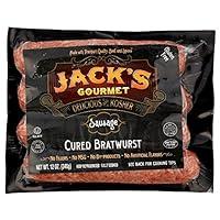 Algopix Similar Product 2 - Jack's Gourmet, Cured Bratwurst, 12 oz