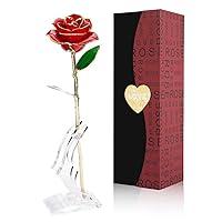 Algopix Similar Product 10 - NICEAO Gifts for Mom 24k Gold Rose