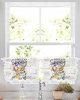 Algopix Similar Product 1 - Hello Spring Kitchen Curtains 36 Inch