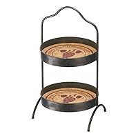 Algopix Similar Product 3 - Vineyard 2Tier Standing Tray