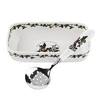 Algopix Similar Product 9 - Portmeirion Home  Gifts Cranberry Dish